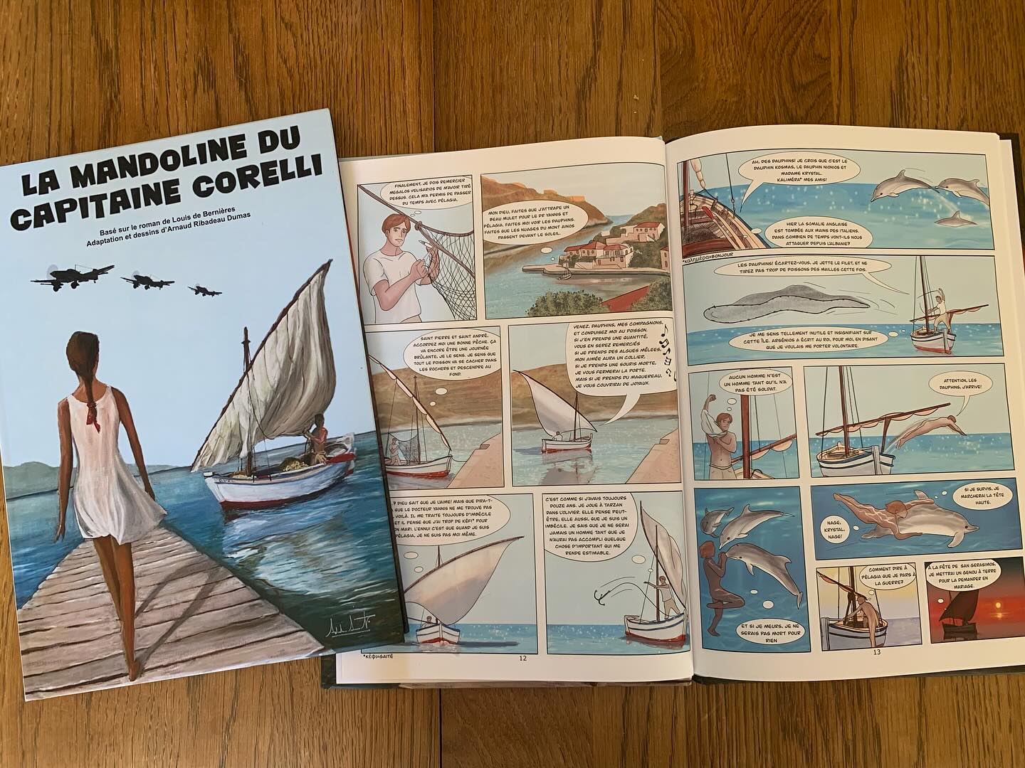 La mandoline du Capitaine Corelli et un tableau