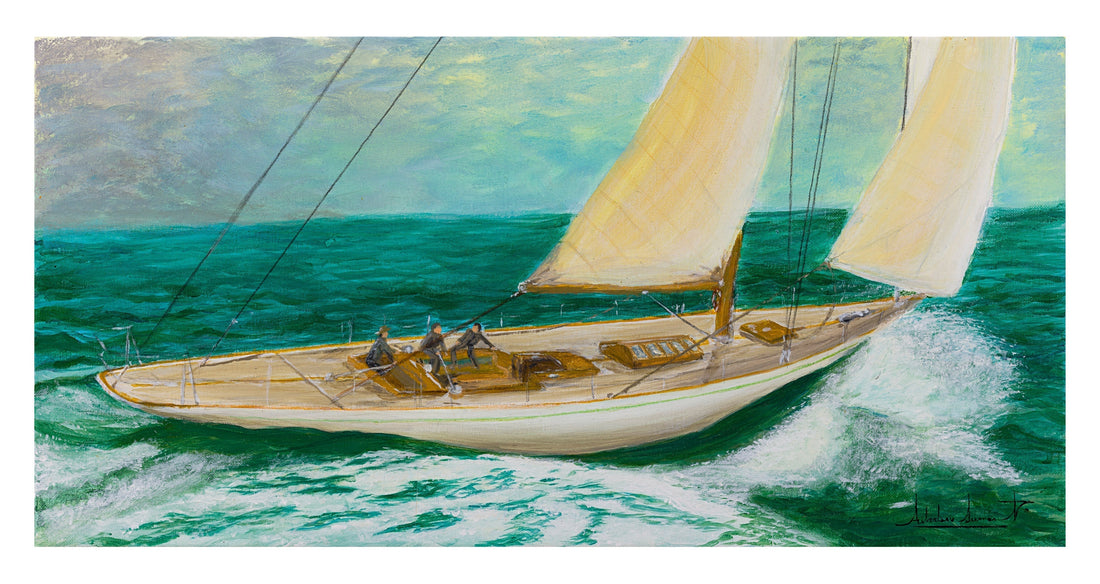 New painting: Jade Classic Yacht