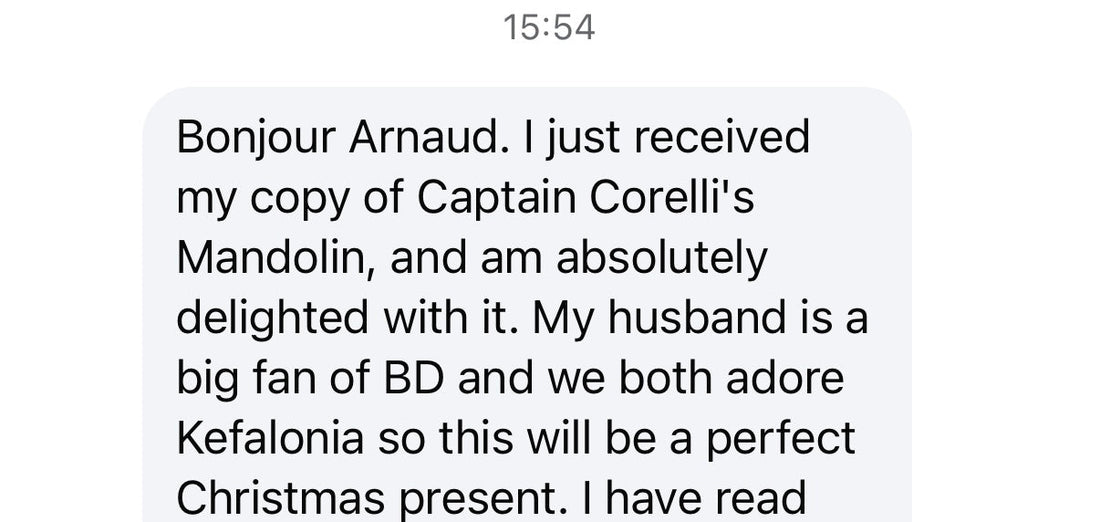 Nice customer feedback from UK